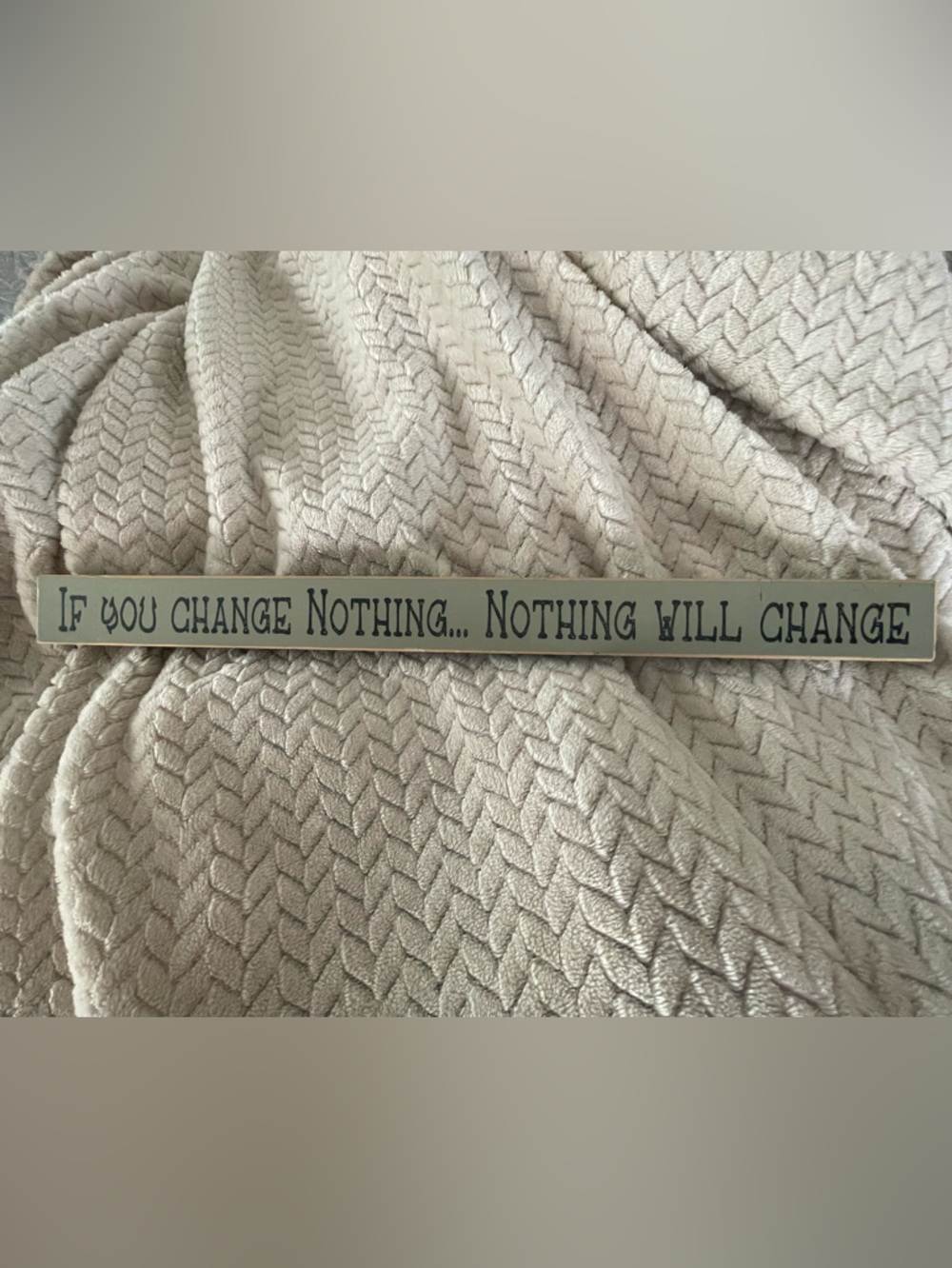 Wooden sign